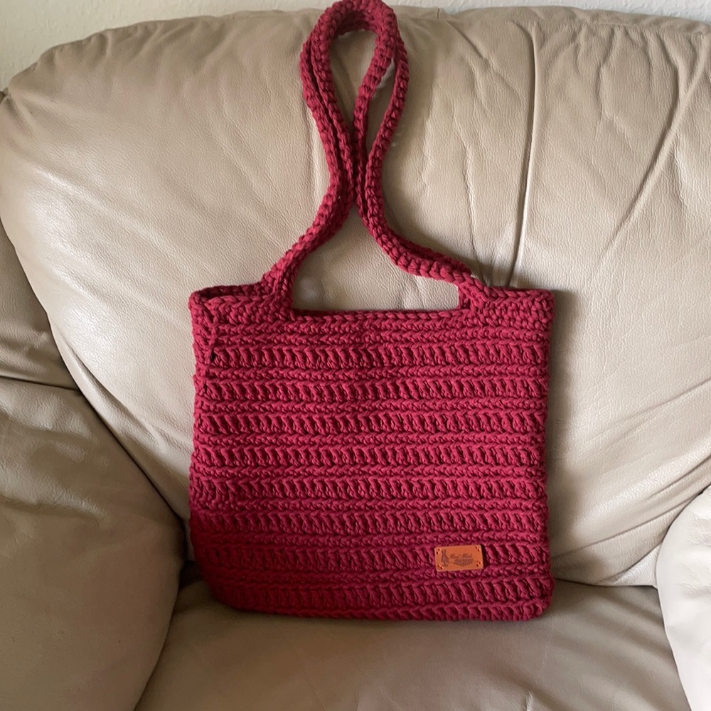 12”x11” handmade tote bag with inter liner